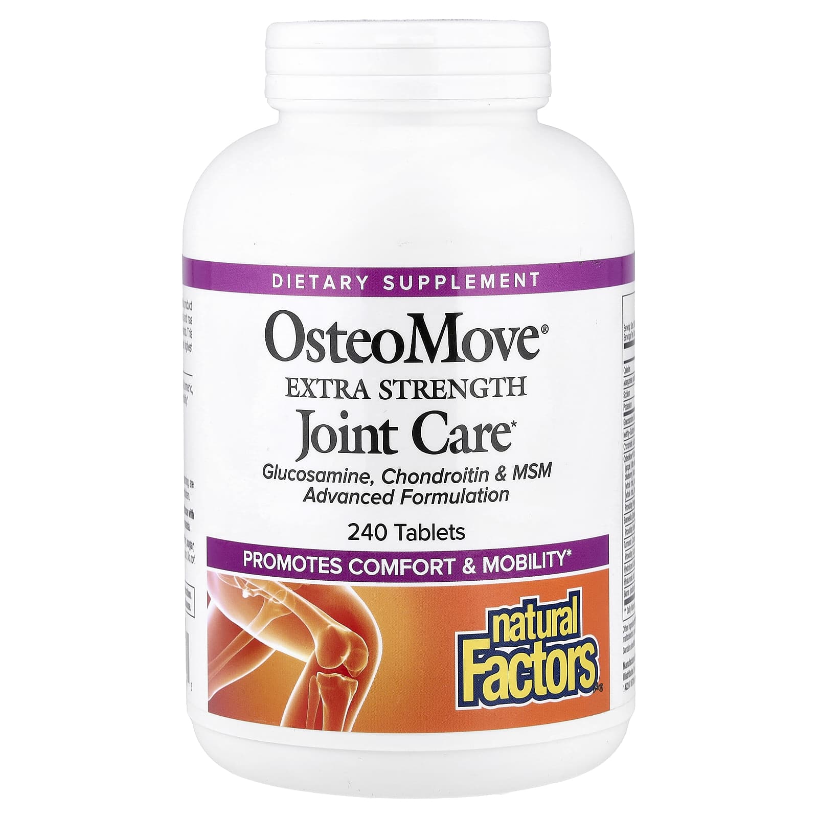 Natural Factors, OsteoMove, Extra Strength Joint Care, 240 Tablets UPC 068958268415 | Hilife Vitamins